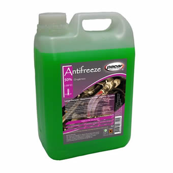 Anti Freeze Orgânico 50%-35ºC. Verde - 5L