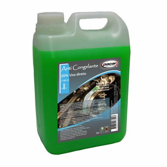 Anticongelante 20% -10ºC. Verde - 5L